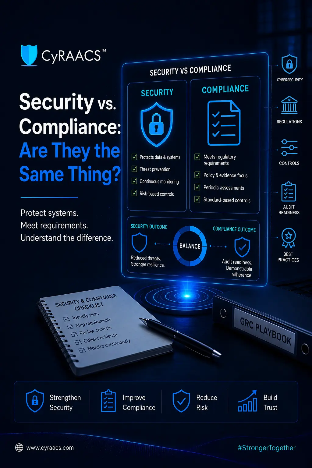 Security vs Compliance The Cybersecurity Playbook