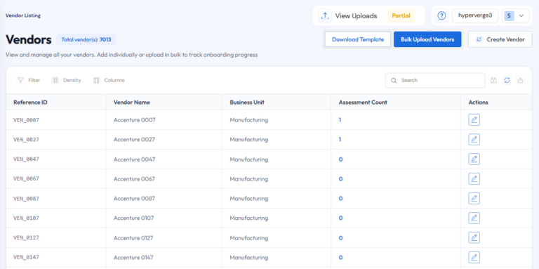 Onboard Vendor